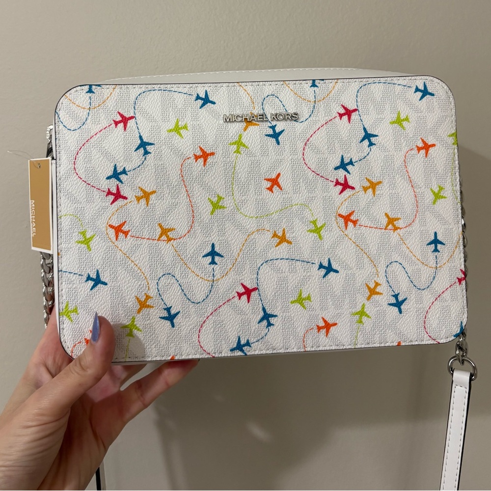 Michael Kors Jet Set Airplane Crossbody Bag Limited Edition